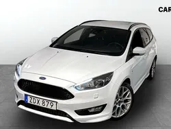 Vit (white) Begagnad 2018 Ford Focus ST-Line Kombi | 149 900 kr (Bra pris)