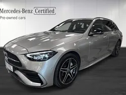 Svart Begagnad 2024 Mercedes C300e AMG Kombi | 499 900 kr (Bra pris)