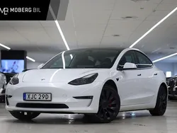 Vit Begagnad 2022 Tesla Model 3 Performance Sedan | 339 900 kr (Lite dyr)