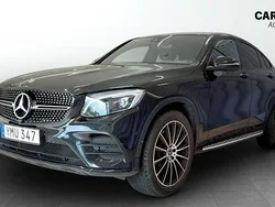 Svart (black) Begagnad 2018 Mercedes GLC350 AMG Sportkupé | 349 900 kr (Dyr)