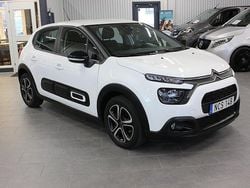 Vit Begagnad 2021 Citroën C3 PureTech Halvkombi | 109 500 kr (Marknadspris)