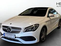Vit (white) Begagnad 2019 Mercedes CLA200 AMG Sportkupé | 269 900 kr (Marknadspris)