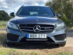 Grå Begagnad 2016 Mercedes C220 AMG line Kombi | 209 000 kr (Marknadspris)