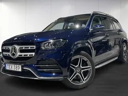 Mörkblå (blue) Begagnad 2022 Mercedes GLS400 AMG Line Premium Plus SUV | 849 900 kr (Marknadspris)