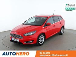 Röd Begagnad 2016 Ford Focus Titanium Kombi | 85 000 kr (Marknadspris)