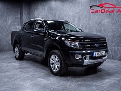 Svart Begagnad 2015 Ford Ranger Wildtrack Pickup | 154 800 kr (Marknadspris)