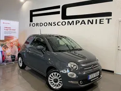 Grå Begagnad 2017 Fiat 500 Lounge Halvkombi | 89 900 kr (Marknadspris)