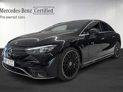 Svart (svartmetallic) Begagnad 2025 Mercedes EQE350 AMG Sedan | 589 000 kr