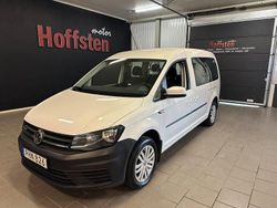 Vit Begagnad 2017 VW Caddy Maxi Life Life Minibuss | 99 900 kr (Superpris)