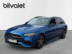 Blå Begagnad 2022 Mercedes C300e AMG Kombi | 449 900 kr