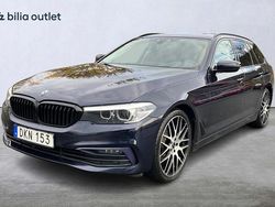 Blå Begagnad 2018 BMW 520 Sport Line Kombi | 224 900 kr (Marknadspris)