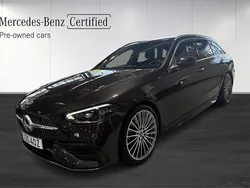 Grå (grey) Begagnad 2021 Mercedes C220 Premium Kombi | 389 900 kr (Marknadspris)