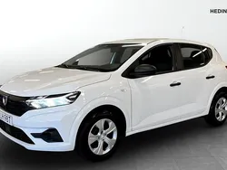 Vit (white) Begagnad 2023 Dacia Sandero Halvkombi | 129 900 kr (Bra pris)