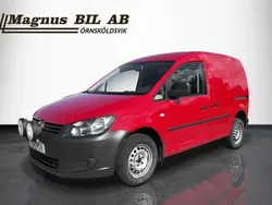 Röd Begagnad 2015 VW Caddy Minibuss | 119 900 kr (Marknadspris)