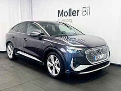 Auroraviolett metallic Begagnad 2023 Audi Q4 Sportback e-tron Proline SUV | 405 900 kr (Bra pris)
