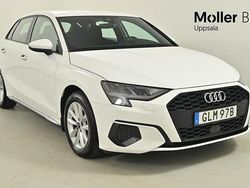 Vit (ibisvit) Begagnad 2022 Audi A3 Sportback Proline Halvkombi | 219 000 kr (Marknadspris)