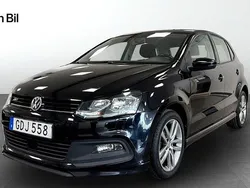 Svart Begagnad 2017 VW Polo R-line Halvkombi | 129 900 kr (Marknadspris)