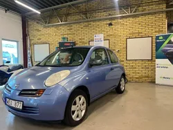 Ljusblå (blå) Begagnad 2004 Nissan Micra Halvkombi | 14 900 kr (Marknadspris)