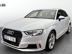 Glaciärvit metallic Begagnad 2019 Audi A3 Sport | 219 000 kr (Marknadspris)