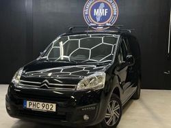 Svart Begagnad 2017 Citroën Berlingo Minibuss | 99 800 kr (Marknadspris)