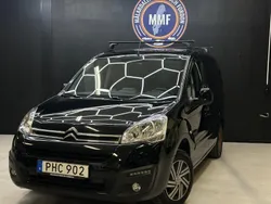 Svart Begagnad 2017 Citroën Berlingo Minibuss | 99 800 kr (Marknadspris)