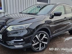 Svart Begagnad 2017 Nissan Qashqai Tekna SUV | 170 000 kr (Marknadspris)