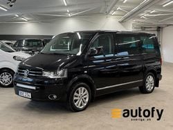 Svart Begagnad 2014 VW Multivan Highline Minibuss | 249 800 kr
