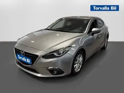 Grå Begagnad 2015 Mazda 3 Vision Halvkombi | 149 900 kr (Marknadspris)