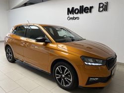 Orange (phoenix orange metallic) Begagnad 2024 Skoda Fabia Monte Carlo Halvkombi | 223 900 kr (Lite dyr)
