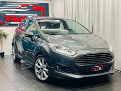 Grå Begagnad 2016 Ford Fiesta Titanium Halvkombi | 89 900 kr (Lite dyr)