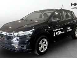 Svart (black) Ny 2025 Dacia Sandero Essentiel Halvkombi | 200 700 kr (Marknadspris)