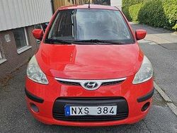 Röd Begagnad 2009 Hyundai i10 Halvkombi | 58 000 kr (Lite dyr)