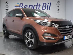 Ljusbrun (brun) Begagnad 2017 Hyundai Tucson SUV | 184 500 kr (Bra pris)