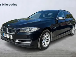 Svart Begagnad 2014 BMW 520 Kombi | 149 900 kr (Marknadspris)