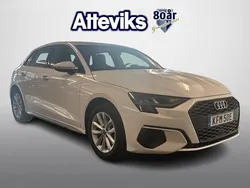 Vit Begagnad 2022 Audi A3 Sportback Proline Halvkombi | 259 900 kr (Marknadspris)