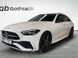 Vit Begagnad 2022 Mercedes C300 AMG line Kombi | 399 900 kr (Dyr)