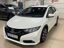 Vit Begagnad 2014 Honda Civic Elegance Kombi | 139 000 kr (Marknadspris)