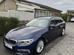 Blå Begagnad 2018 BMW 530 Luxury Line Kombi | 249 500 kr (Superpris)