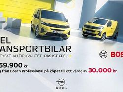 Vit kaolin Ny 2025 Opel Combo Elite Minibuss | 387 375 kr (Lite dyr)