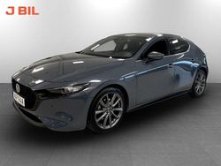 Grå Begagnad 2019 Mazda 3 Sky Halvkombi | 189 900 kr (Marknadspris)