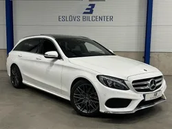Vit Begagnad 2018 Mercedes C220 AMG Kombi | 224 990 kr (Lite dyr)