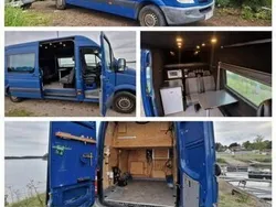 Blå Begagnad 2010 Mercedes Sprinter Van | 160 000 kr (Marknadspris)