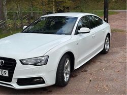 Vit Begagnad 2016 Audi A5 Sportback Sport Halvkombi | 163 000 kr (Marknadspris)