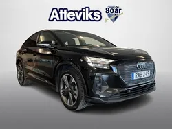 Mytsvart metallic Begagnad 2022 Audi Q4 Sportback e-tron Advanced SUV | 369 900 kr (Marknadspris)