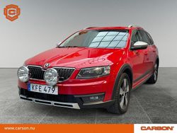 Röd Begagnad 2015 Skoda Octavia Scout Kombi | 172 900 kr (Marknadspris)