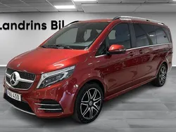 Röd Begagnad 2022 Mercedes V300 Exclusive Minibuss | 749 900 kr (Dyr)