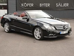 Svart (obsidiansvartmetallic) Begagnad 2010 Mercedes E350 AMG Cab | 229 000 kr (Lite dyr)