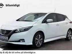 Vit Begagnad 2021 Nissan Leaf Acenta Halvkombi | 154 900 kr (Marknadspris)