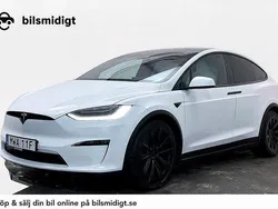 Vit Begagnad 2022 Tesla Model X Plaid SUV | 919 900 kr (Dyr)