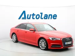 Röd Begagnad 2015 Audi A6 S-Line Sedan | 219 900 kr (Marknadspris)